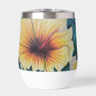 gele hibiscus warmtecup