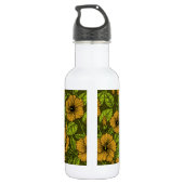 Gele hibiscus waterfles  (Achterkant)