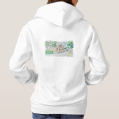 Gele Historische Villa Hoodie (Achterkant)