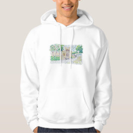 Gele Historische Villa Hoodie
