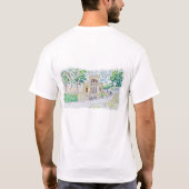 Gele Historische Villa T-shirt (Achterkant)