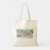 Gele Historische Villa Tote Bag (Achterkant)