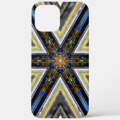 Gele hoeken van de driehoeken van oud en bijtend l Case-Mate iPhone case (Achterkant)