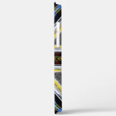 Gele hoeken van de driehoeken van oud en bijtend l Case-Mate iPhone case (Achterkant / Links)