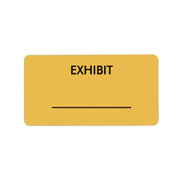  gele hofverslaggever exposeert sticker