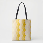 gele hombus tote bag (Voorkant)