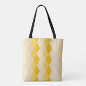 gele hombus tote bag (Achterkant)