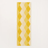 gele hombus yogamat (Achterkant)