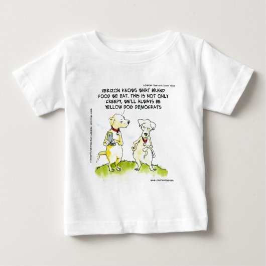 Gele Hond Democraten Grappig (Voorkant)