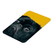 gele hond magneet (Linkerzijde)