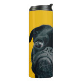 gele hond thermosbeker (Gedraaid links)