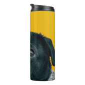 gele hond thermosbeker (Geroteerd rechts)