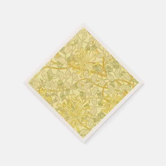 Gele Honeysuckle Servet (Hoek)