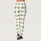 Gele Honing Bij Leggings (Achterkant)