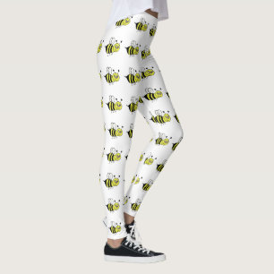 Gele Honing Bij Leggings