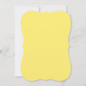 Gele honingbij Baby shower uitnodiging (Achterkant)