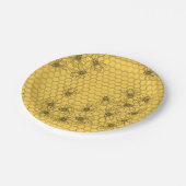 Gele Honingbij & Honingraat Papier Borden Papieren Bordje (Gekanteld)