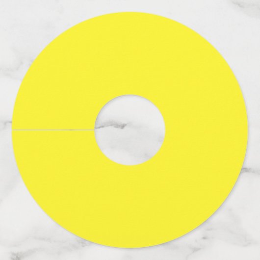 Gele honingbijen Bumblebee Happy Bday Dag Wijnglaslabel (Achterkant)