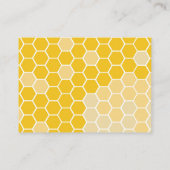 Gele honingbijen Hoeveel honingraten raden Informatiekaartje (Achterkant)