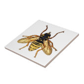 -gele honingbijen tegeltje (Zijkant)