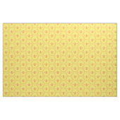 Gele honingraat met bijen stof (Yard (91,4 cm))