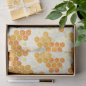 Gele honingraat tissuepapier (Geschenk)