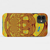 Gele honkbalhandschoen-kunstprint Case-Mate iPhone case (Achterkant (horizontaal))