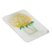 gele hortensia magneet (Rechterzijde)