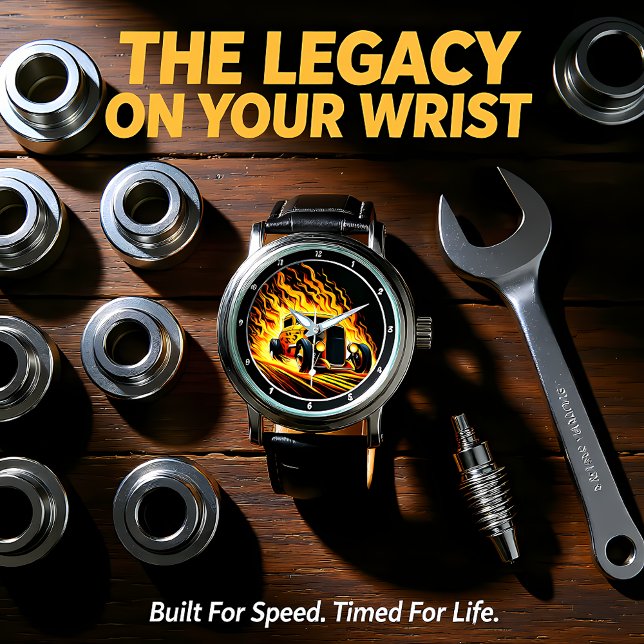 Gele Hot Rod, Vuurzee Weg Horloge (Creator heeft geüpload)