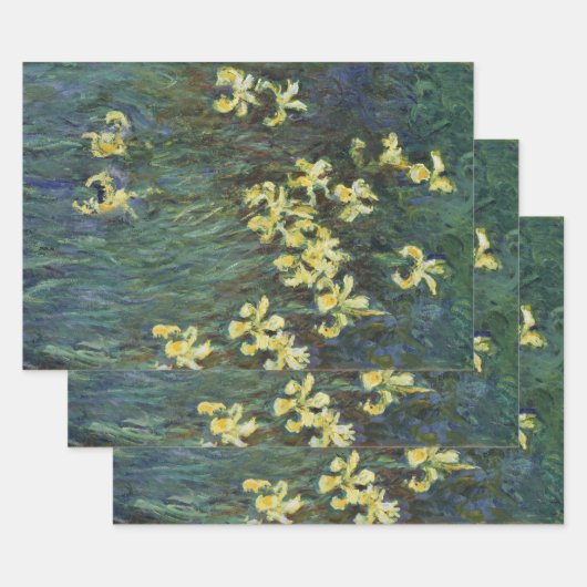 Gele Iangen van Claude Monet,  Kunst Inpakpapier Vel (Set)