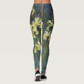 Gele Iangen van Claude Monet,  Kunst Leggings (Achterkant)
