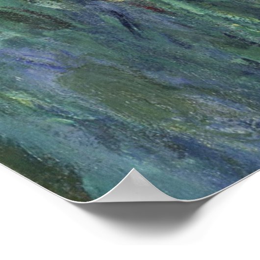 Gele Iangen van Claude Monet,  Kunst Poster (Hoek)