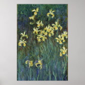 Gele Iangen van Claude Monet,  Kunst Poster (Voorkant)