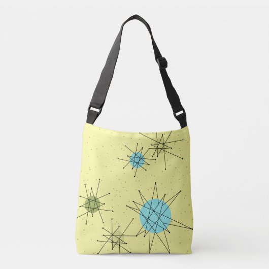 Gele Iconische Canvas tas voor atoomstoten (Voorkant)