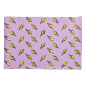 Gele ijs op paars kussensloop (Achterkant)