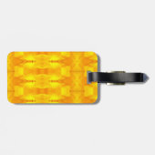 Gele Ikat Ook  Bagagelabel (Achterkant horizontaal)