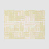 Gele inkt stripes tissue papier (Voorkant)