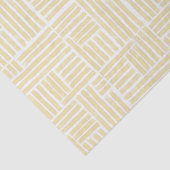 Gele inkt stripes tissue papier (Detail)