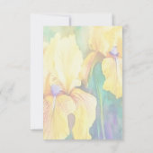 Gele Iopen Bedankkaart (Achterkant)