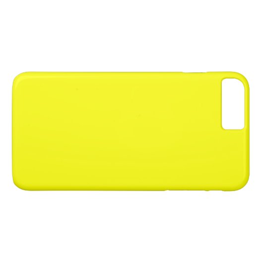 Gele iPhone 8 Plus/7 Plus Hoes (Achterkant (Horizontaal))