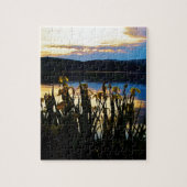 Gele Iris aan de kust van het Arrowidenmeer Legpuzzel (Verticaal)