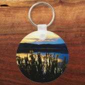 Gele Iris aan de kust van het Arrowidenmeer Sleutelhanger (Voorkant)