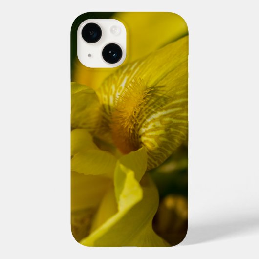 Gele Iris Beard iPhone Case (Achterkant)
