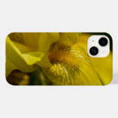 Gele Iris Beard iPhone Case (Achterkant (horizontaal))