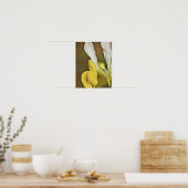 Gele Iris Bloem Fotografische Kunstprint Poster (Keuken)