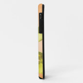 gele iris bloem op een gele achtergrond. Case-Mate iPhone case (Achterkant/links)