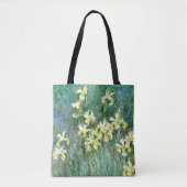Gele Iris Canvas tas All-Over Print (Voorkant)