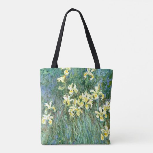 Gele Iris Canvas tas All-Over Print (Achterkant)