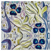 Gele Iris Fabric Stof (Close Up)