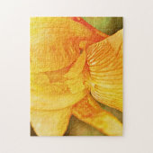 Gele Iris Flower Art Puzzle Legpuzzel (Verticaal)